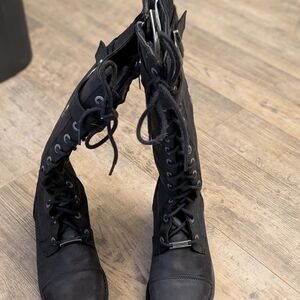 Harley-Davidson Black Combat Boots